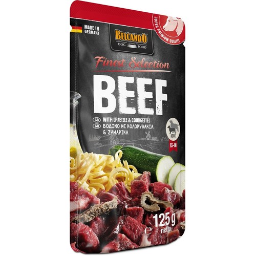 Karma mokra dla psów z wołowiną i kluskami Belcando 125 g