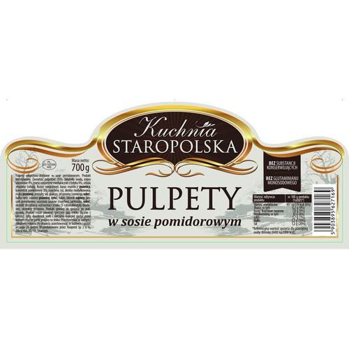 Pulpety w sosie pomidorowym Kuchnia Staropolska 700 g