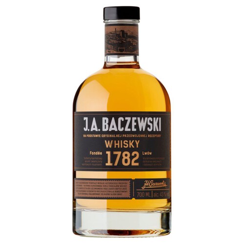 Whisky alk. 43% obj. J.A. Baczewski 700 ml