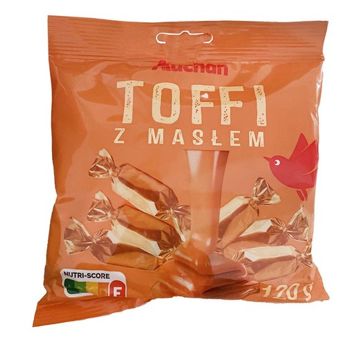 Toffi z masłem Auchan 120 g