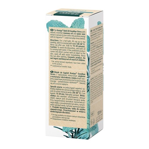 Olejek do kąpieli Goodbye Stress  Kneipp 100 ml