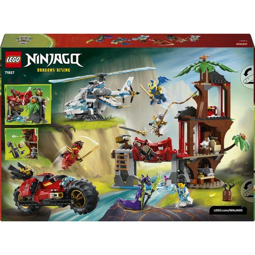 NINJAGO® Bitwa ninja: domek na drzewie z pojazdami 71857 LEGO 1 sztuka