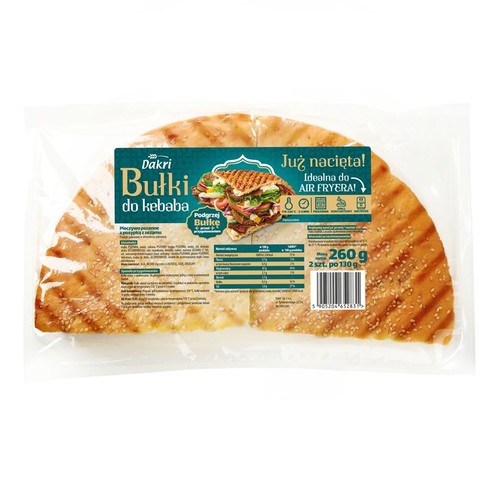 Bulka do kebaba Dakri 2 x 130 g