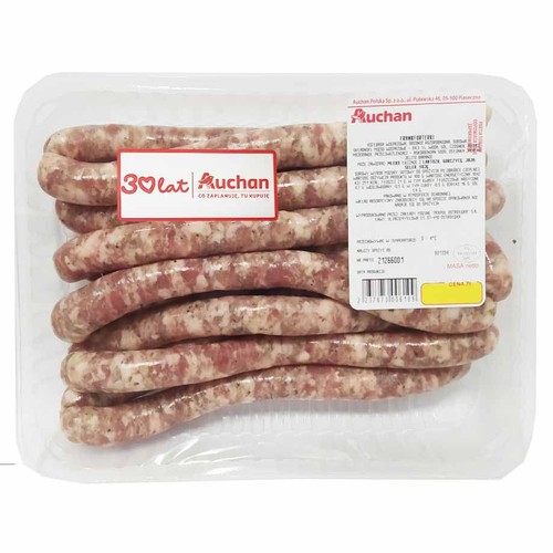 Frankfurterki Auchan na wagę ok. 500 g