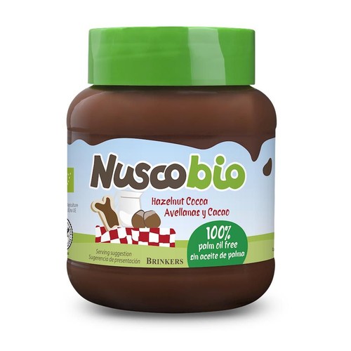 BIO Krem orzechowo - kakaowy   Nuscobio 400 g
