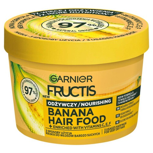 Maska do włosów Hair Food banan  Garnier 400 ml