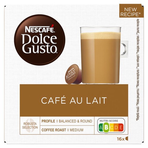 Dolce Gusto Cafe Au Lait kawa w kapsułkach Nescafé 16 kapsułek