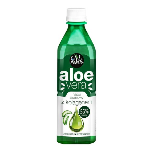 Napój aloesowy Aloe Vera z kolagenem  ReVito 500 ml