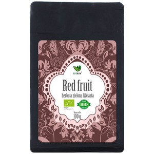 BIO Herbata zielona liściasta Red Fruit   Ecoblik 100 g