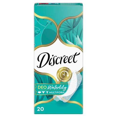 Wkładki higieniczne Waterlily multiform Discreet 20 sztuk
