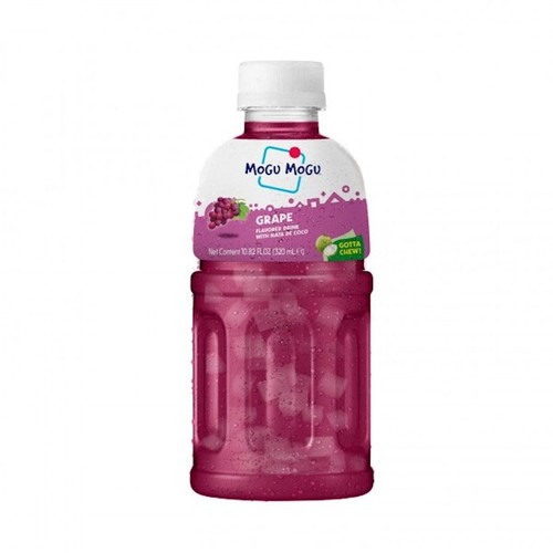 Napój niegazowany o smaku winogron z galaretką kokosową Mogu Mogu 320 ml