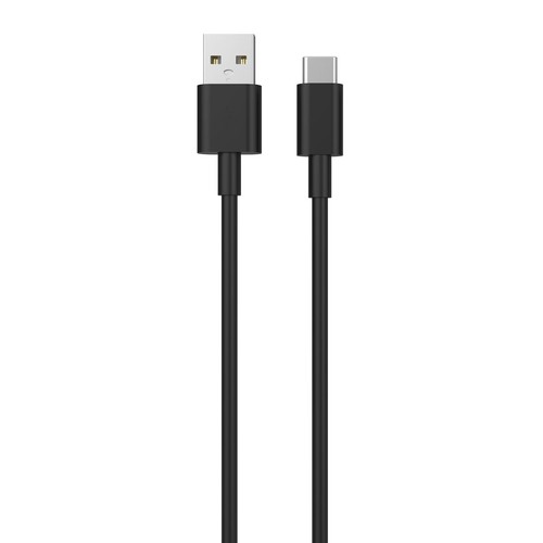 Kabel USB do ładowania i transferu danych, z wtykami USB-A i USB-C.