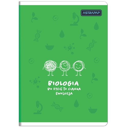 Zeszyt tematyczny Astrapap A5 60k kratka Biologia ASTRA 1 sztuka