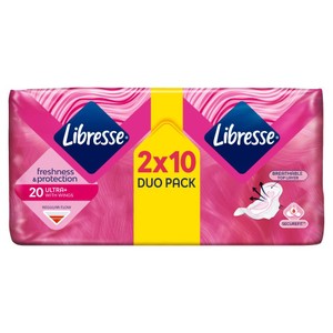 Podpaski invisible normal clip duo pack Libresse 20 sztuk