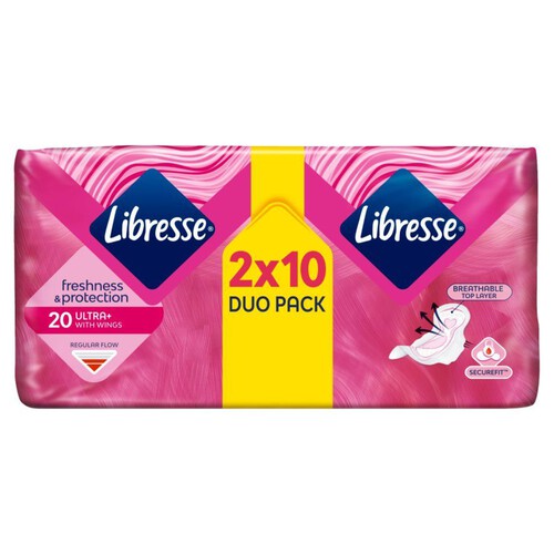 Libresse - Podpaski invisible normal clip duo pack Libresse 20 sztuk