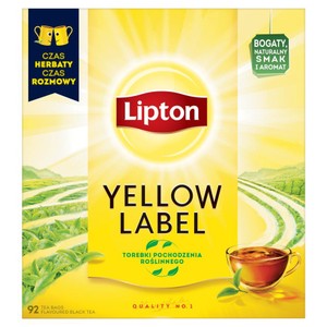 Herbata czarna aromatyzowana Lipton 92 torebki