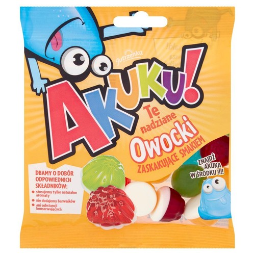 Żelki Owocki z sokiem owocowym  AKUKU! 90 g 