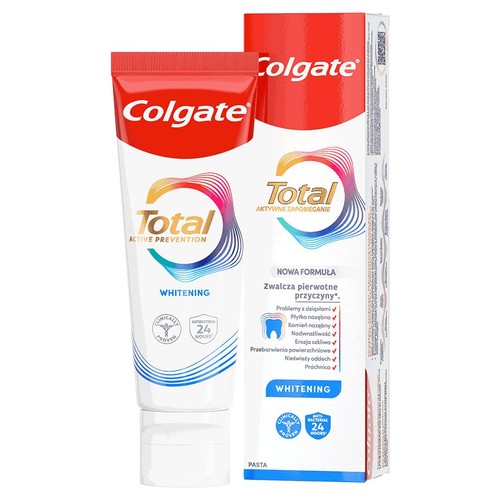 Total pasta do zębów totalne wybielanie z fluorem Colgate 75 ml