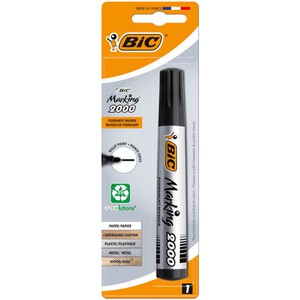 Marker Marking 2000 ECOlutions okrągła końcówka czarny BIC  1 sztuka