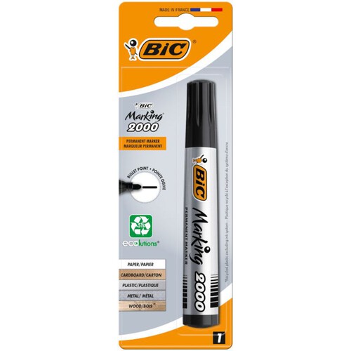 Marker Marking 2000 ECOlutions okrągła końcówka czarny BIC  1 sztuka