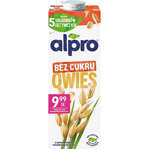 Napój owsiany bez cukru Alpro 1 l