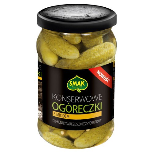 Konserwowe ogóreczki z miodem Smak 300 g