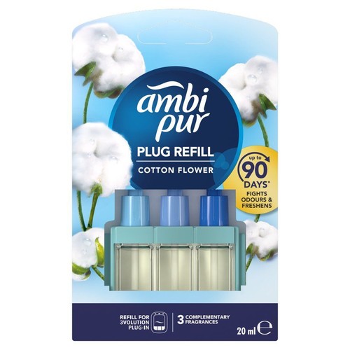 Wkład do odświeżacza powietrza Cotton Flower Ambi Pur 20 ml