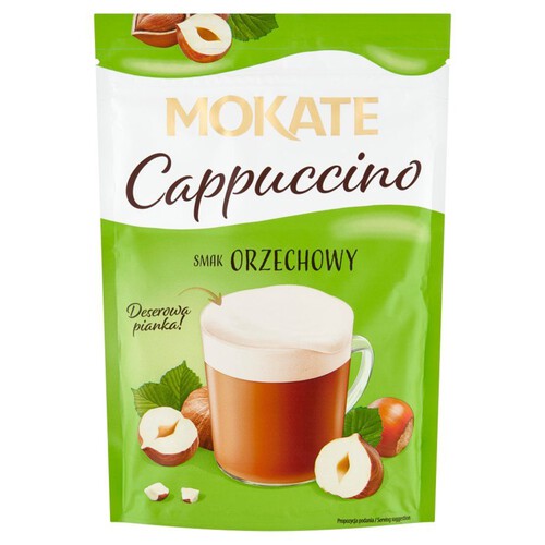 Cappuccino o smaku orzechowym Mokate 110 g