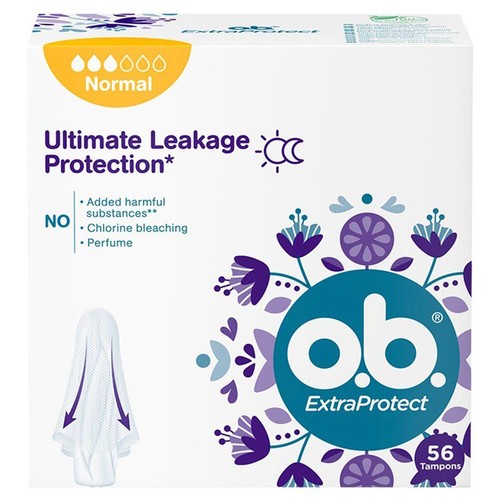 Tampony Extra Protect normal O.B. 56 sztuk