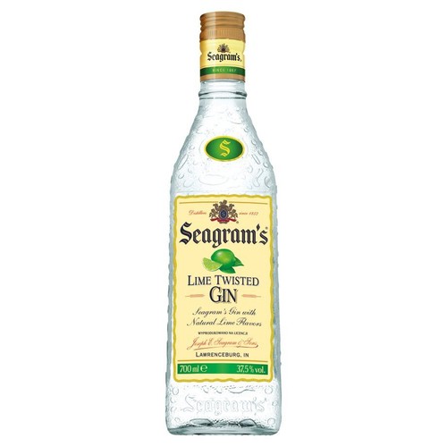 Gin Lime Twisted  alk. 37.5% obj.  Seagrams 700 ml