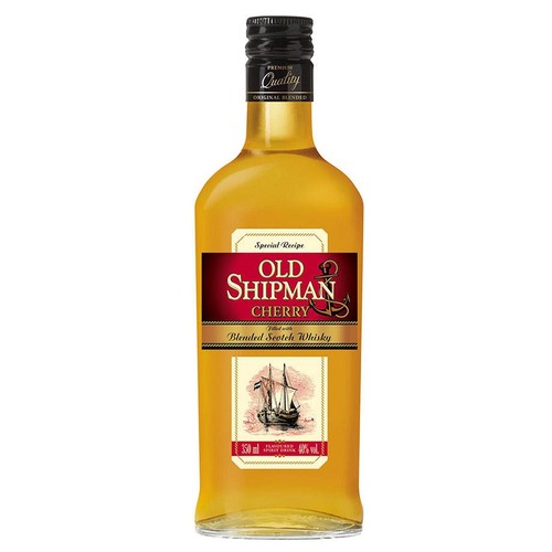 Whisky szkocka blend Cherry alk. 35% obj. Old Shipman 350 ml