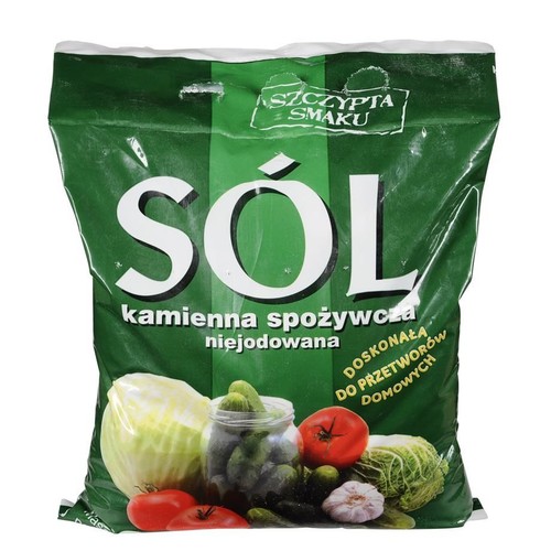 Sól kamienna spożywcza, niejodowana Kłodawa 3 kg