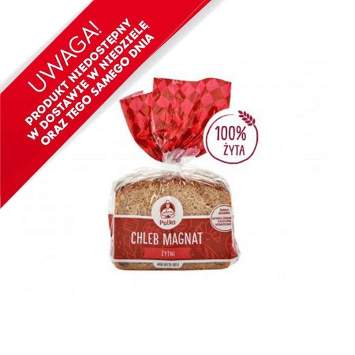 Chleb Magnat żytni  Putka 350 g 