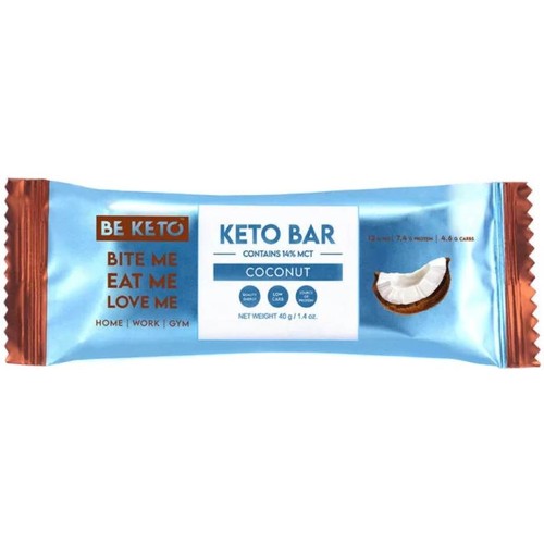 Keto Baton kokosowy w czekoladzie   Be Keto 40 g