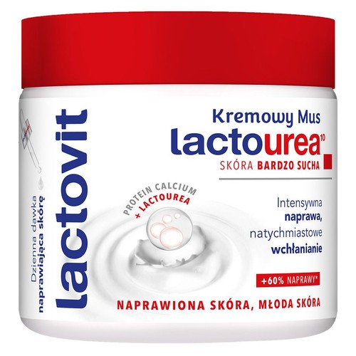 Kremowy mus do ciała Lactourea Lactovit 400 ml