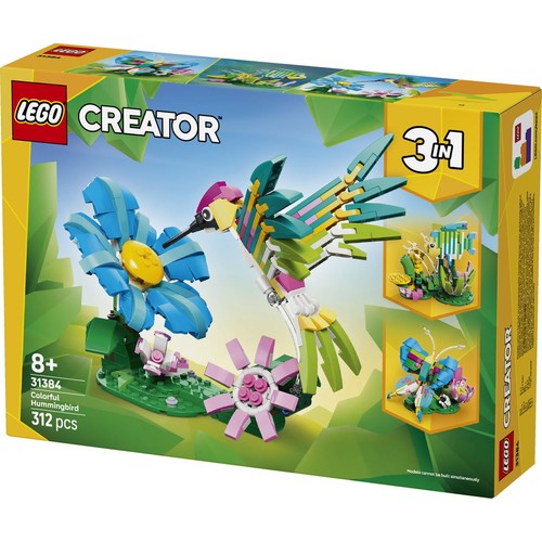 Creator 3 w 1 Dzikie zwierzęta: kolorowy koliber 31384 LEGO 1 sztuka