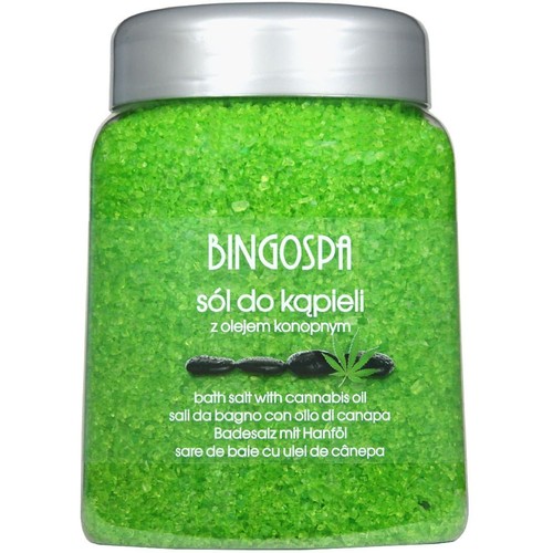 Sól do kąpieli z olejem konopnym BINGOSPA 850 g