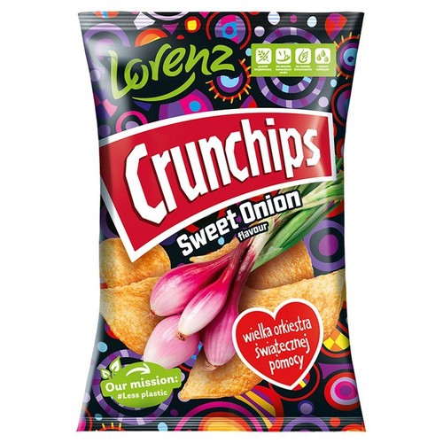 Chipsy ziemniaczane Sweet Onion   Crunchips 130 g