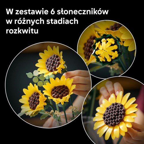 Botanicals Bukiet słoneczników 11502, kwiatowa dekoracja LEGO 1 sztuka