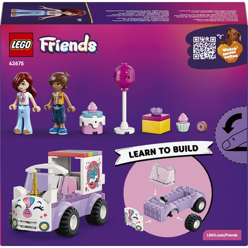 Zabawka Friends Jednorożcowa dostawa tortu 42675 LEGO 1 sztuka
