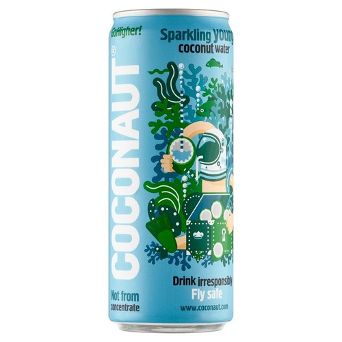 Woda kokosowa gazowana z młodego kokosa Coconaut 320 ml