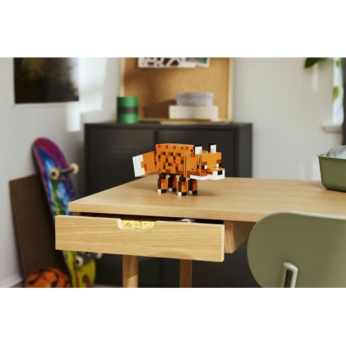 Zabawka Minecraft® Lis 21588, ozdobny model na prezent LEGO 1 sztuka