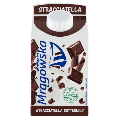 Maślanka Mrągowska stracciatella Mlekpol 500 ml