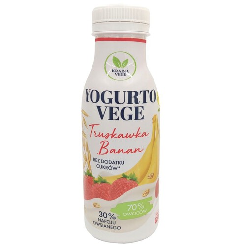 Yogurto Vege truskawka - banan  Kraina Vege 250  g