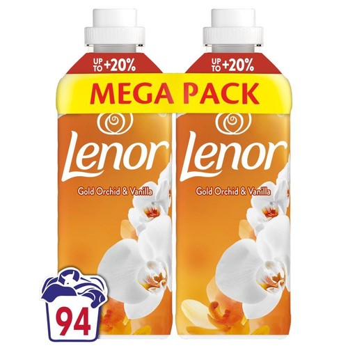 Płyn do płukania Perfume Therapy Gold Orchid Lenor 2 x 987 ml