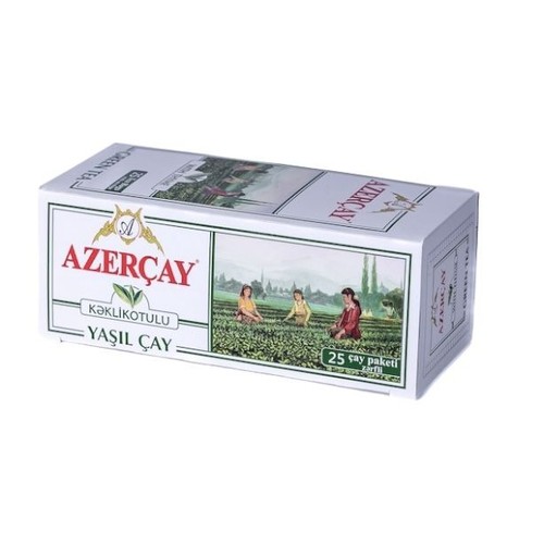 Zielona herbata ekspresowa z tymiankiem AZERCAY 25 torebek