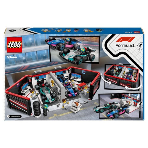 City F1® Garaż i bolidy Mercedes-AMG i Alpine 60444 LEGO 1 sztuka