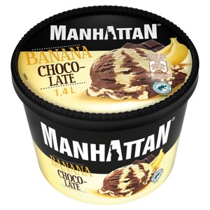 Lody bananowo czekoladowe Manhattan 1.4 l