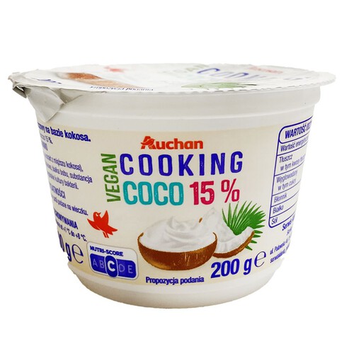 Cooking Coco 15% Auchan 200 g