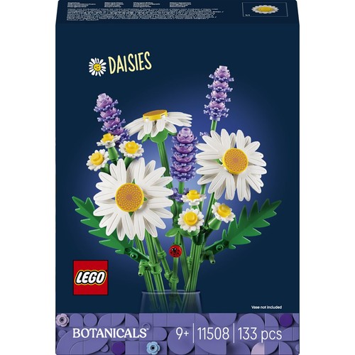 Botanicals Stokrotki, kwiatowa dekoracja dla dzieci 11508 LEGO  1 sztuka